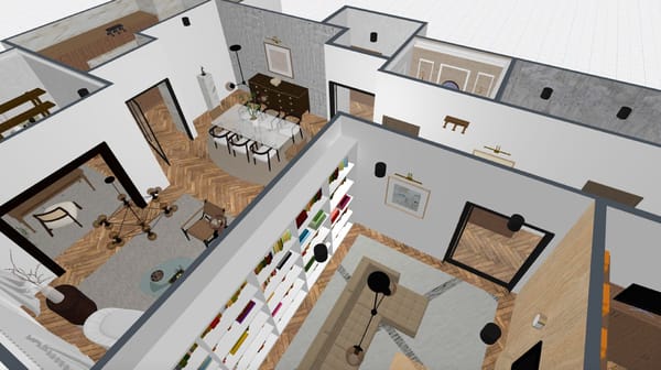 plano de casa moderna 3d, cómo hacer el plano de una casa, planner 5d