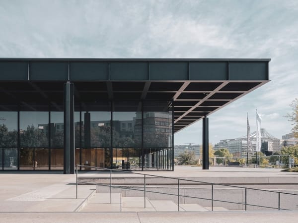 die Neue Nationalgalerie von Mies van der Rohe