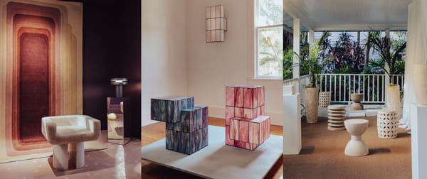 alcova miami 2025, diseño de interiores emergente, arte contemporaneo