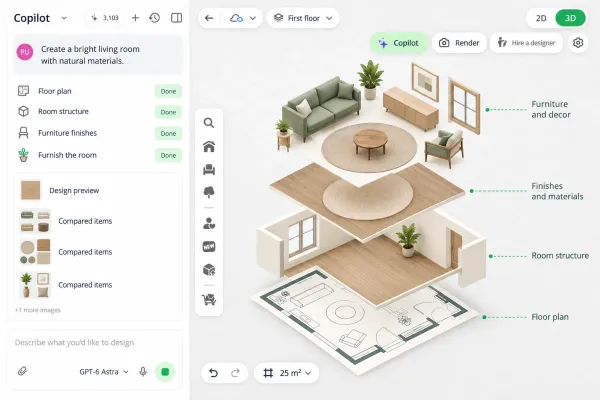 Planner 5D Copilot AI Agent