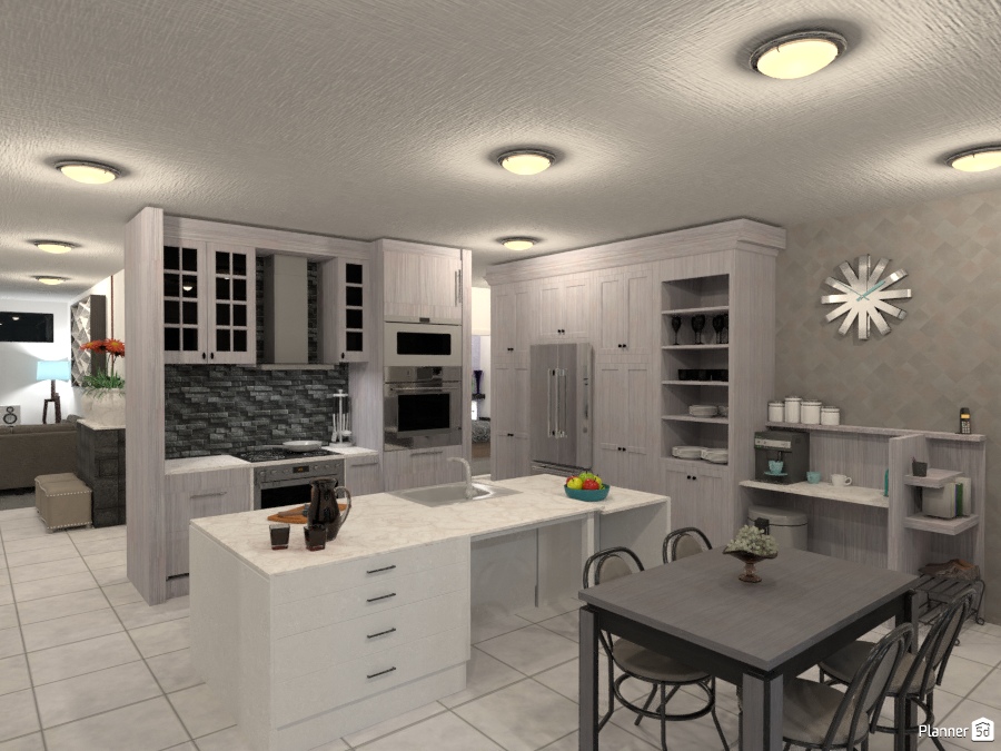  kitchen Living room ideas Planner 5D