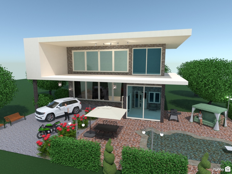  exterior  design  House  ideas Planner 5D
