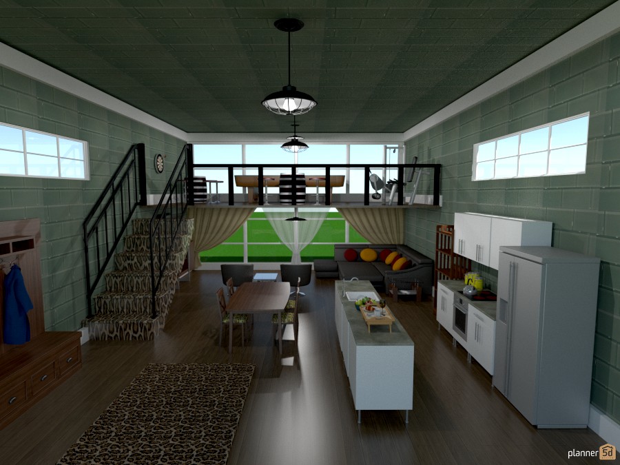 the game room Apartment ideas Planner 5D