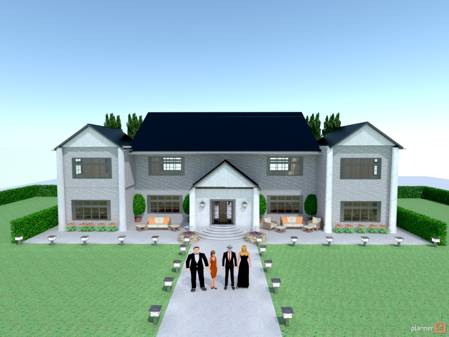 Party Mansion House Ideas Planner 5D