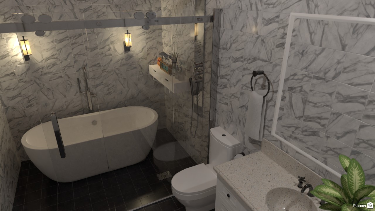 Modern Bathroom Free Online Design 3d House Ideas Lailani Salsabila By Planner 5d