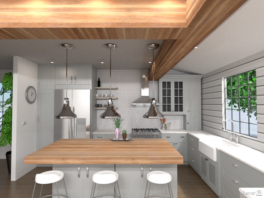 Sleek Kitchen Free Online Design 3d House Ideas Alyssa