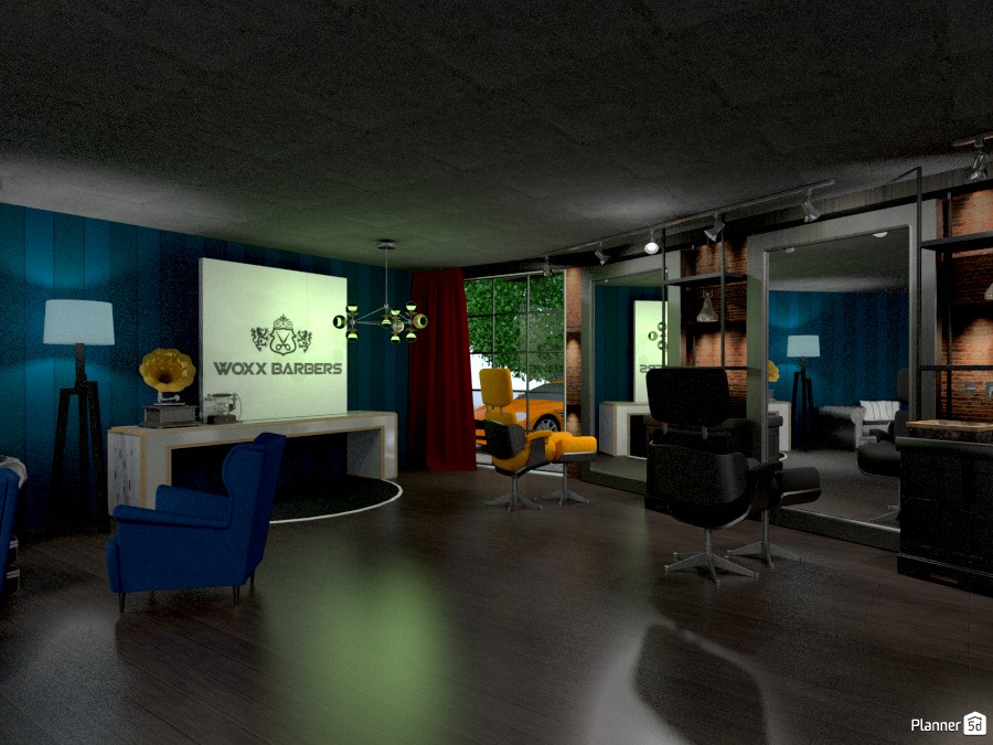 Barbers Shop Decor Ideas Planner 5d