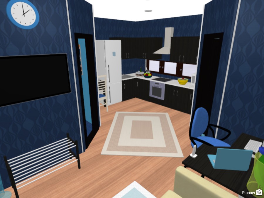 5x5 Mini Apartment Free Online Design 3d Floor Plans By Planner 5d