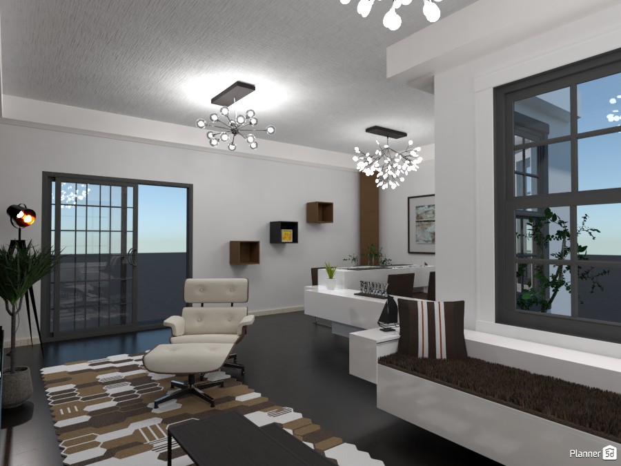 Dining And Living Room Diy Style Free Online Design 3d Floor Plans By Planner 5d